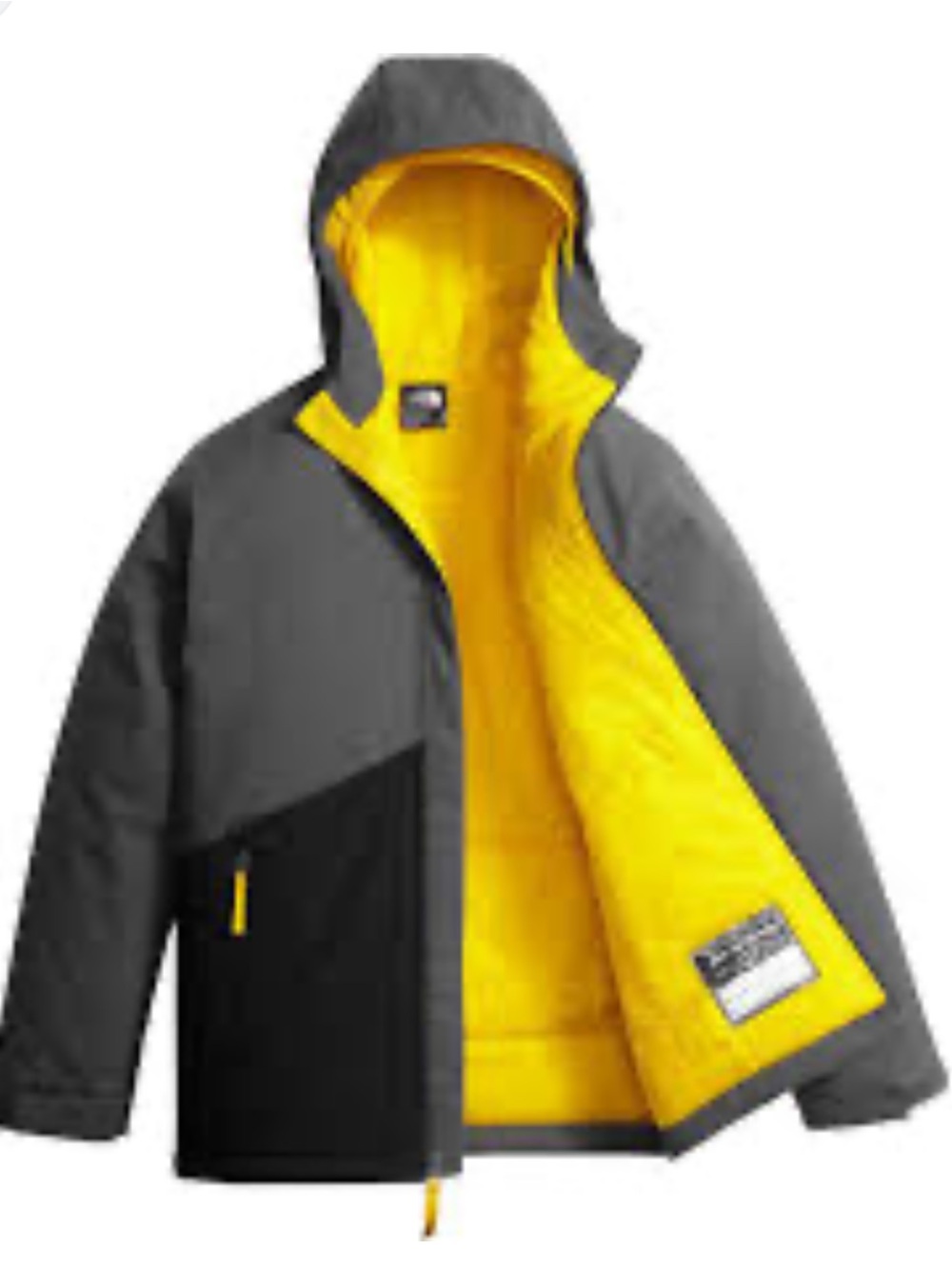 The North Face Apex Elevation Softshell Jacket Boys XL Gray & Black Like New